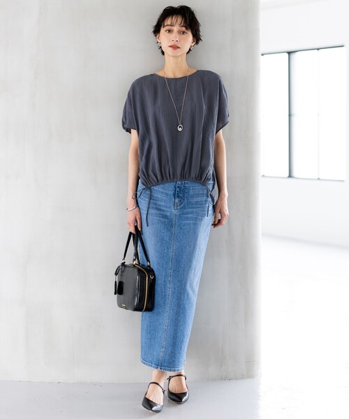 23区 ブラウス シャツ 「SLOW/一部店舗限定」ナチュラルピケ