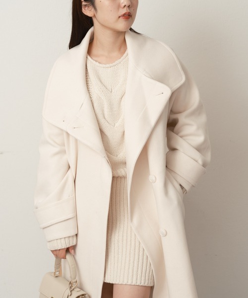 「Chico」 チェスターコート 0 ブラック レディース_画像6