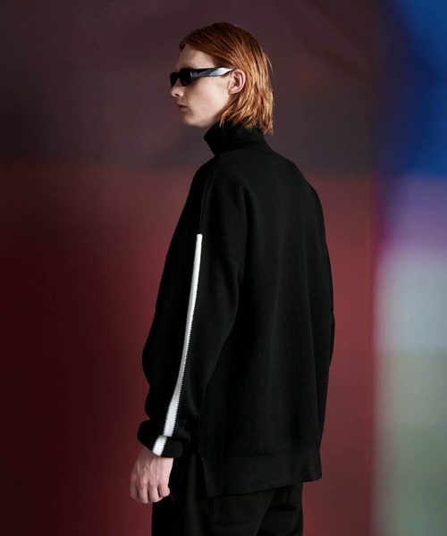 「ENDER PRODUCTS」 タートルネックニット M ブラック メンズ_画像8