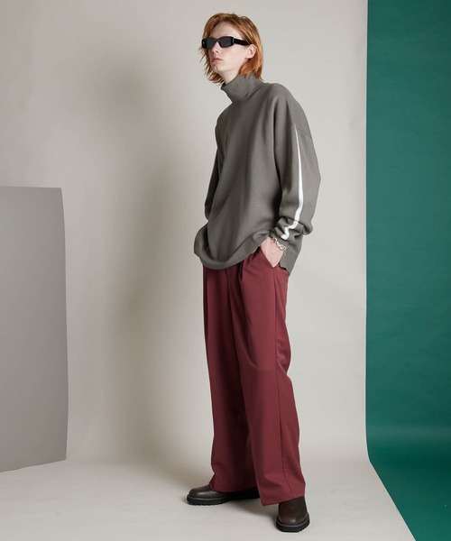 「ENDER PRODUCTS」 タートルネックニット M ブラック メンズ_画像9