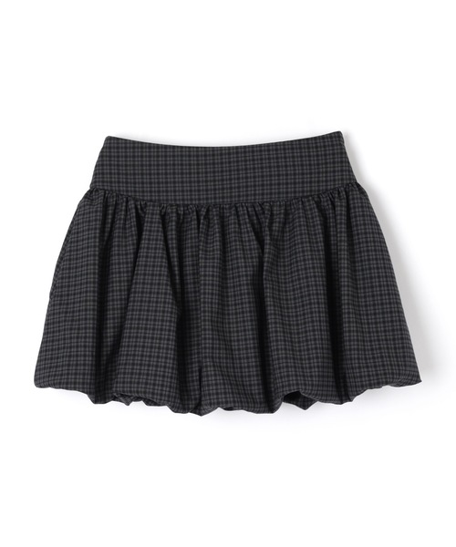 M DOLLY スカート check balloon skirt/チェックバルーンスカート