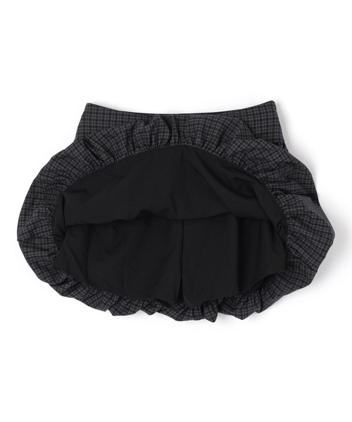 M DOLLY スカート check balloon skirt/チェックバルーンスカート