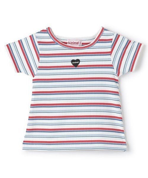minimal（ミニマル） tシャツ ボーダーテレコT キッズ 子供服 女の子