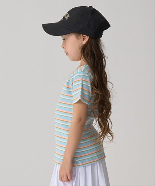 minimal（ミニマル） tシャツ ボーダーテレコT キッズ 子供服 女の子