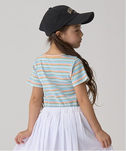 minimal（ミニマル） tシャツ ボーダーテレコT キッズ 子供服 女の子