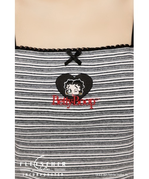 キャミソール Betty Boop x SLY RIBBON CAMI ベティブープ スライ リボン キャミ 夏服 BETTY BOOP キャミソール Betty Boop x SLY RIBBON CAMI