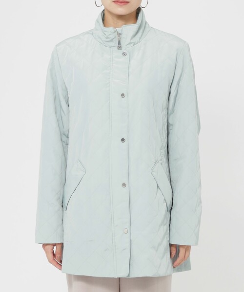 「EVEX by KRIZIA」 ノーカラーコート 46 ベージュ レディース_画像7