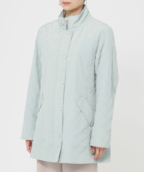 「EVEX by KRIZIA」 ノーカラーコート 46 ベージュ レディース_画像8