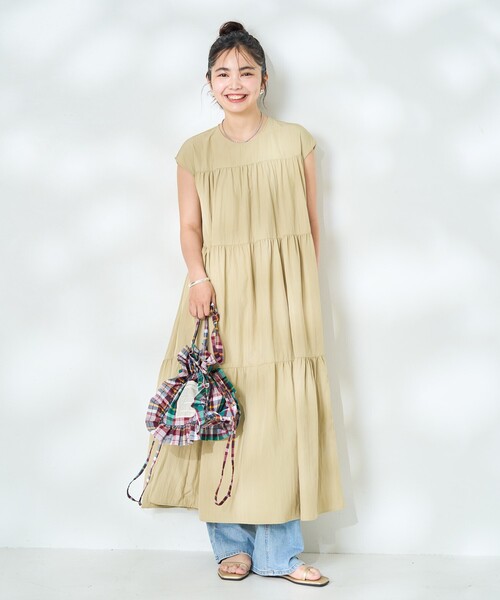 完売品✨ワンピース FREAK'S STORE ワンピース 「接触冷感」 SUMMERCOOL ティアード