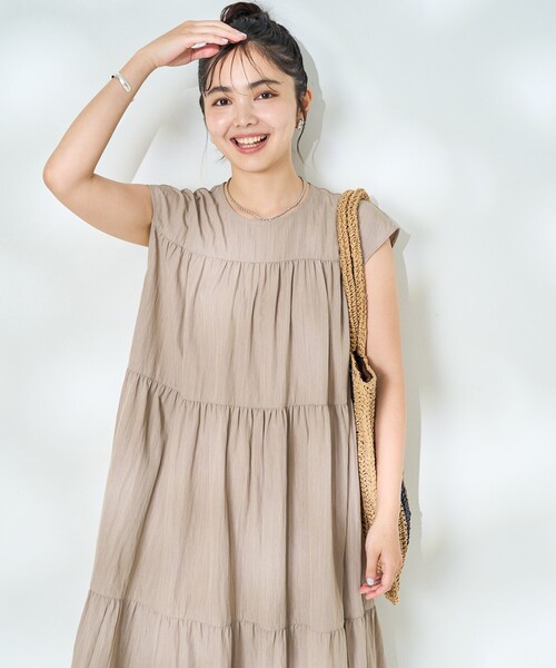 FREAK'S STORE ワンピース 「接触冷感」 SUMMERCOOL ティアード