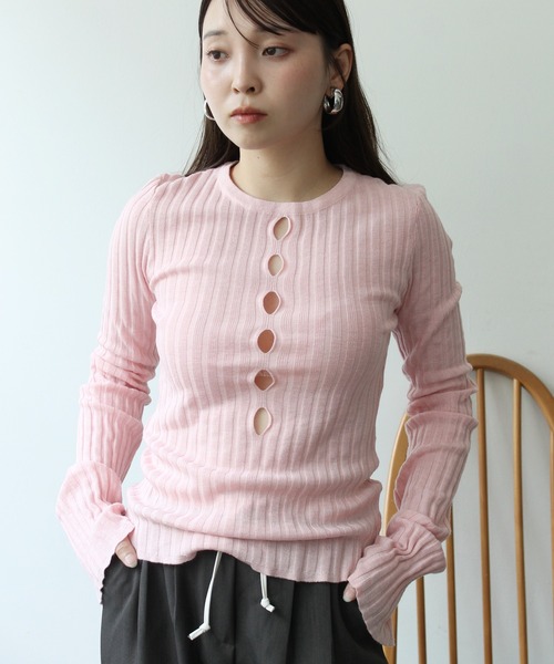 StyleSea（スタイルシー） ニット セーター フロントホールスリット