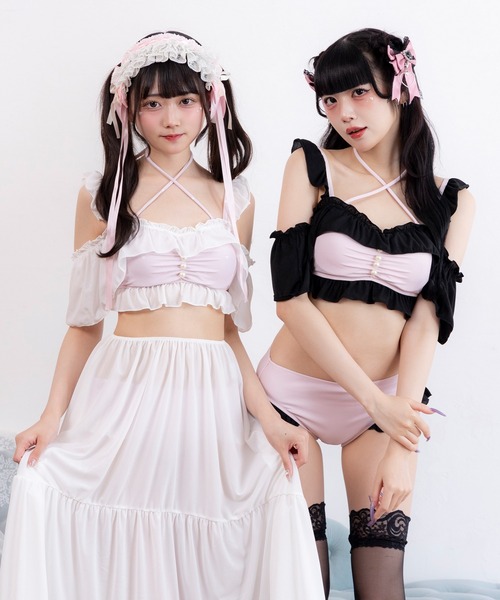DearMyLove 水着 6WAYフィッシュテール水着 レディース : ZOZOTOWN