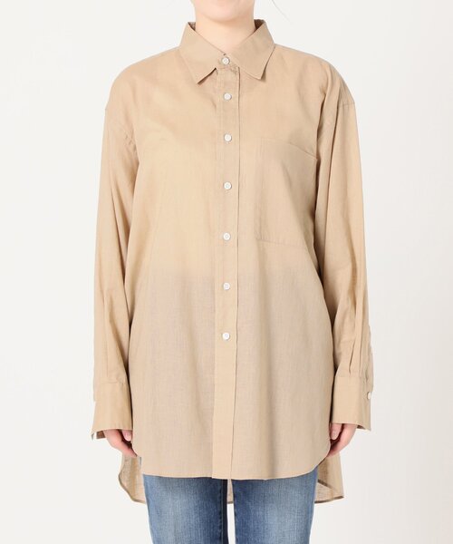 「Spick & Span」 長袖シャツ - ベージュ レディース