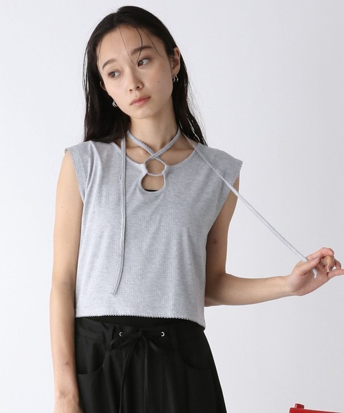 JEANASIS tシャツ 2WAYネックストリングFS/580583 レディース