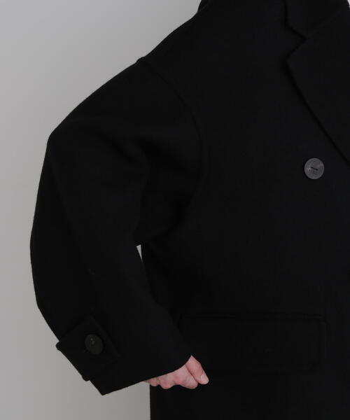 LE PHIL（ル フィル） ピーコート pコート ソフトウールリバーオーバー