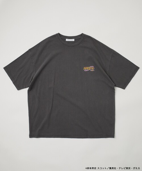 新品未使用　ナルト展　NARUTO アニメTシャツ　グレー ✨ NARUTO ✨ NARUTO展 Tシャツ Lサイズ ナルト ＆ サスケ