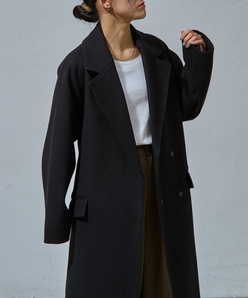 「COLONY 2139」 チェスターコート SMALL モカ レディース_画像3