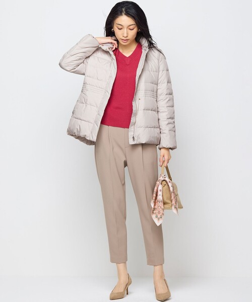 組曲（KUMIKYOKU） ダウンジャケット 3 ホワイト レディース