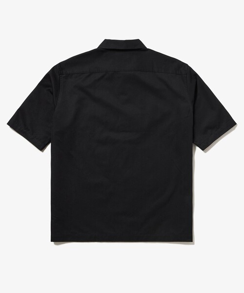 LACOSTE リラックスフィット 半袖シャツ US M LACOSTE シャツ リラックスフィット シルクブレンドオープン