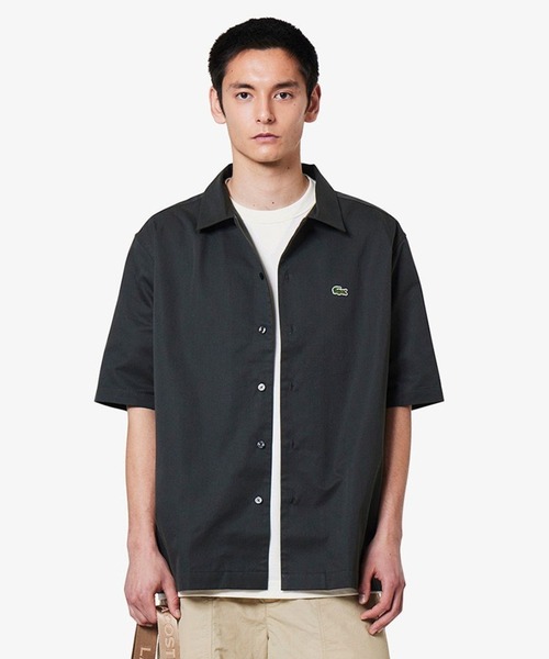 LACOSTE クラシックフィット Tシャツ ２枚セット LACOSTE シャツ リラックスフィット シルクブレンドオープン