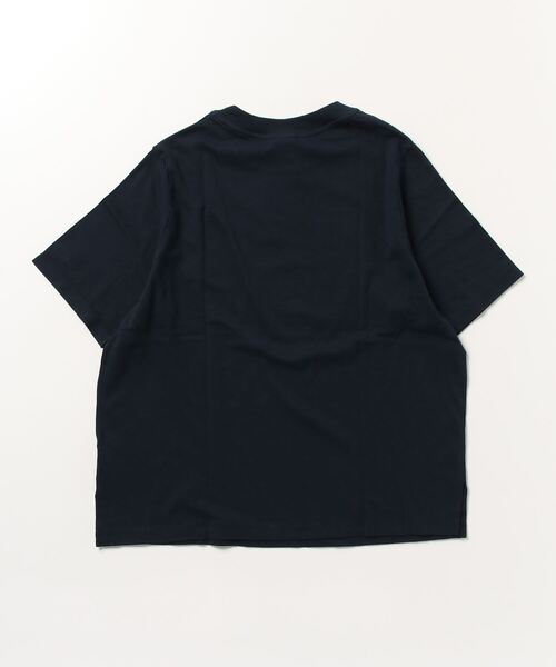 「Champion」 半袖Tシャツ MEDIUM ネイビー レディース