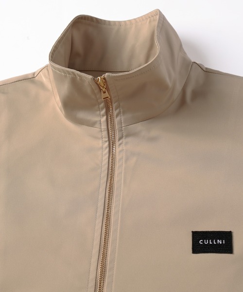 Double Satin Half Zip Embroidery Patch Pullover メンズ レディース Double Satin Half Zip Embroidery Patch Pullover メンズ