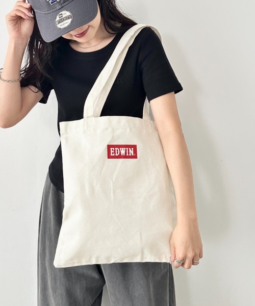 EDWIN（エドウィン） トートバッグ コットンライク プリント トート
