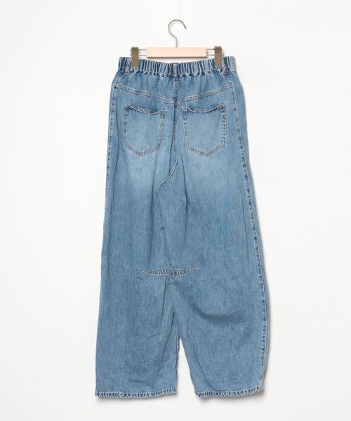 「LOWRYS FARM」 加工デニムパンツ LARGE ブルー レディース