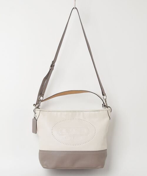 COACH 「COACH」 2WAYバッグ - ベージュ レディース : ZOZOTOWN