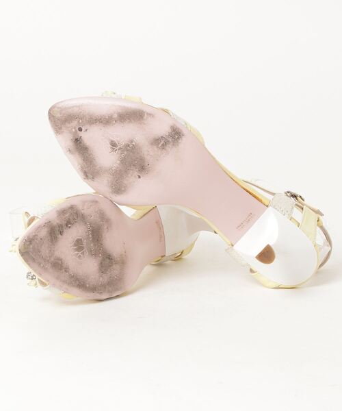 「REBECCA TAYLOR」 ヒールサンダル 22.5cm ベージュ レディース_画像3