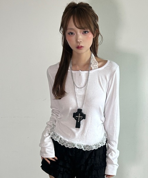 KOM（ドットコム） ヘンリーネック tシャツ A'GEM/9 × 「.KOM/ドット