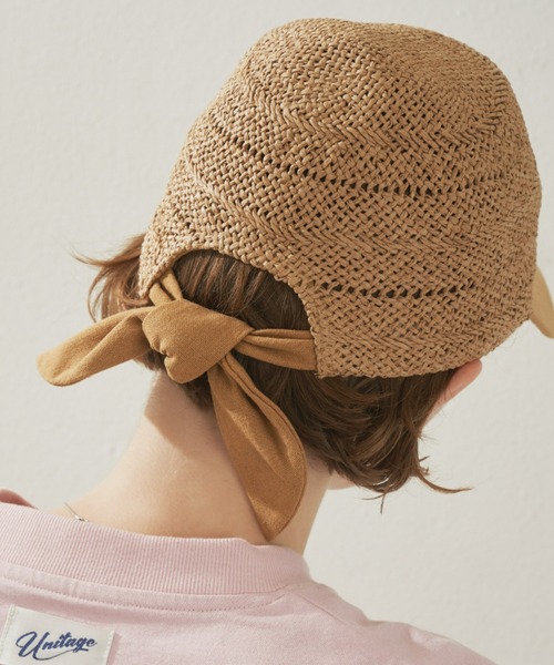 「Unitage」 キャスケット FREE ベージュ レディース_画像5