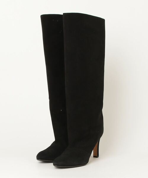 Manolo Blahnik 黒 ロングブーツ 38FROM JAPAN MANOLO BLAHNIK（マノロブラニク） ロングブーツ 39 ブラック