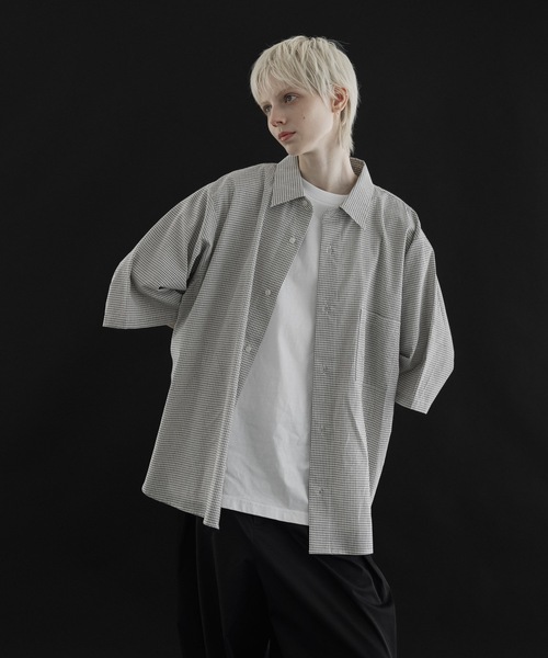 「remer」 半袖シャツ SMALL ブラック系その他 メンズ_画像5