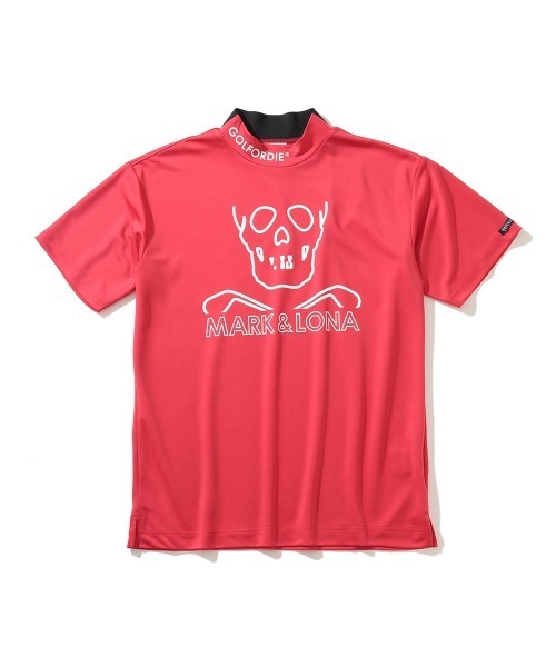 新作【美品】MARK&LONA 半袖シャツ　48(L) MARK&LONA 「MARK & LONA」 半袖Tシャツ 48 レッド メンズ : ZOZOTOWN