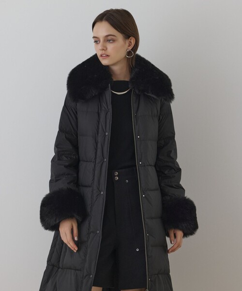 う*さ様 グレースコンチネンタル ダウンコート ファー付き GRACE CONTINENTAL（グレースコンチネンタル） ダウンコート ダウン