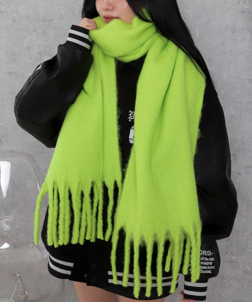 WEGO（ウィゴー） マフラー ストール WEGO/ワイドフリンジストール