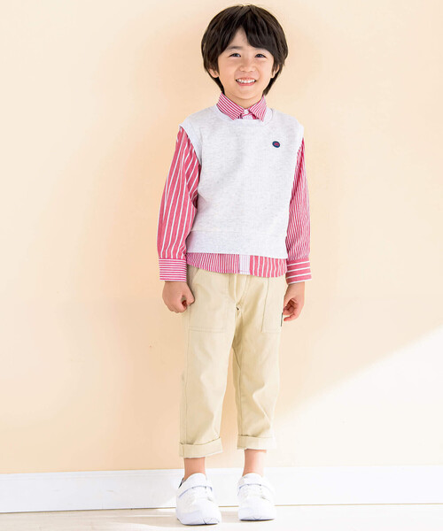 「Noeil aime BeBe」 「KIDS」ノースリーブトップス 130cm ブルー系その他 キッズ_画像2