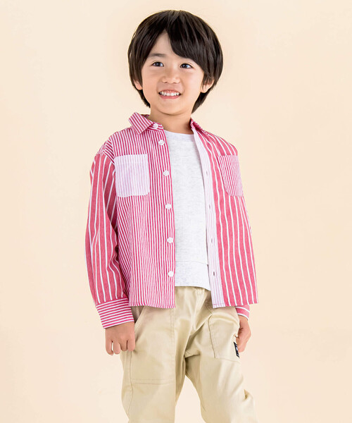 「Noeil aime BeBe」 「KIDS」ノースリーブトップス 130cm ブルー系その他 キッズ_画像4