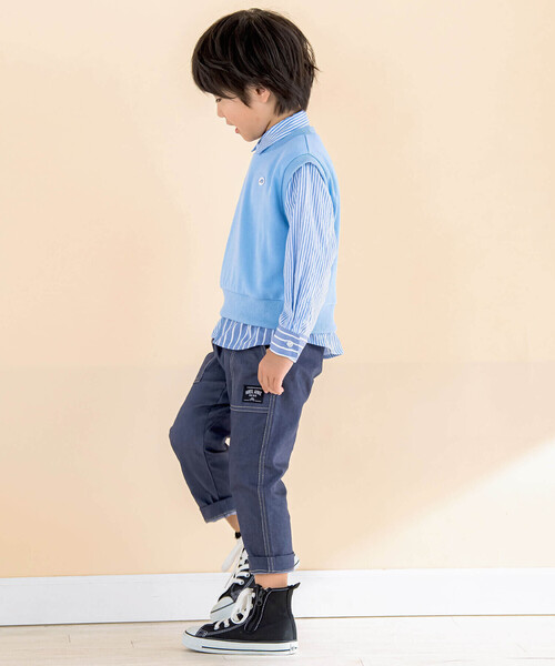 「Noeil aime BeBe」 「KIDS」ノースリーブトップス 130cm ブルー系その他 キッズ_画像5