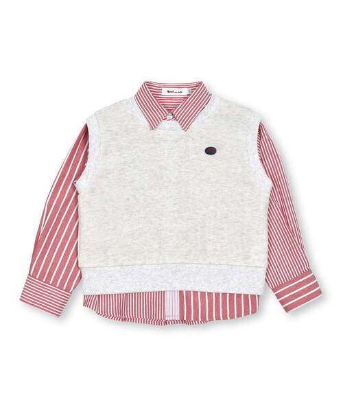 「Noeil aime BeBe」 「KIDS」ノースリーブトップス 130cm ブルー系その他 キッズ_画像7