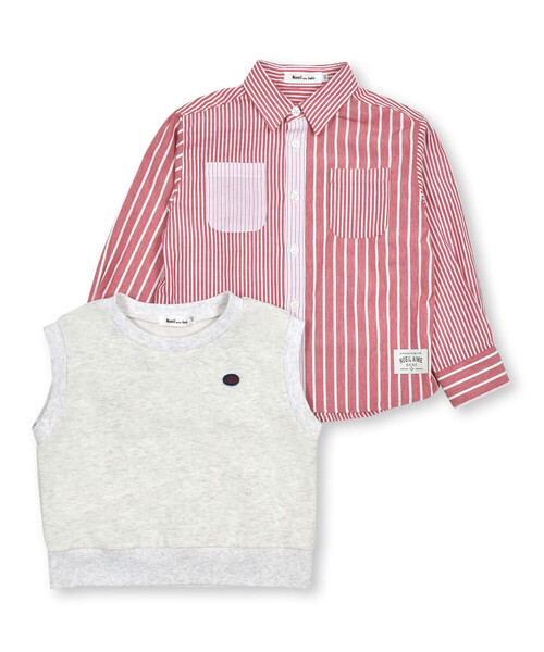 「Noeil aime BeBe」 「KIDS」ノースリーブトップス 130cm ブルー系その他 キッズ_画像9