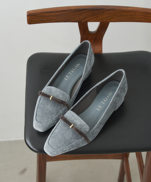 LE TALON（ル タロン） ローファー 3cmフレンチリボンローファー