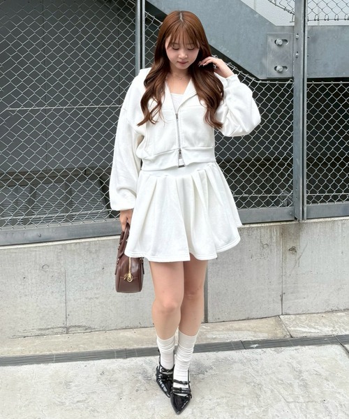 continuer de NICE CLAUP ワンピース 「上下SET」ファーパーカー