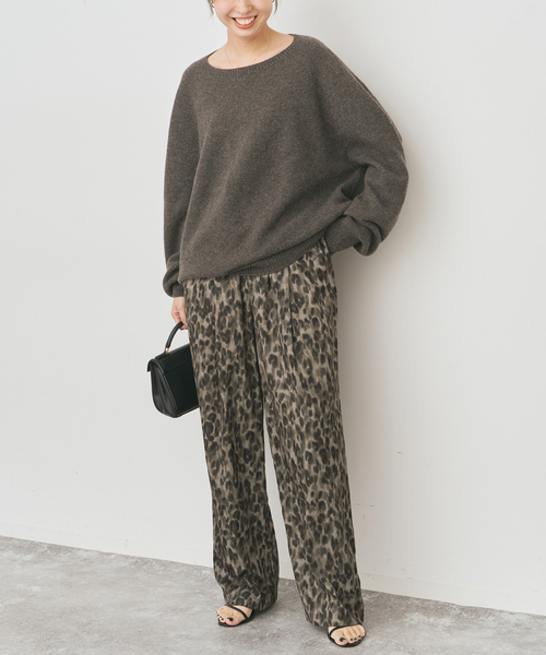 スピックアンドスパン 豹柄パンツ SeaRoomlynn - レオパード柄