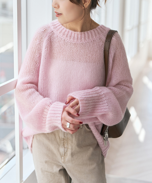 Spick＆Span（スピック アンド スパン） ニット セーター モヘヤ混