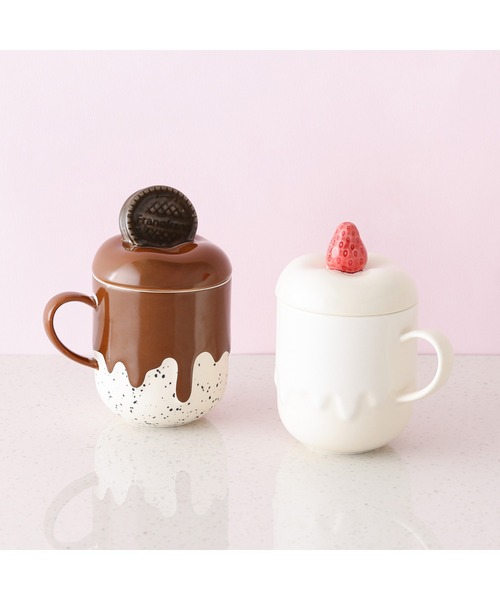 Francfranc（フランフラン） 食器 ケーキマグ ブラウン : ZOZOTOWN