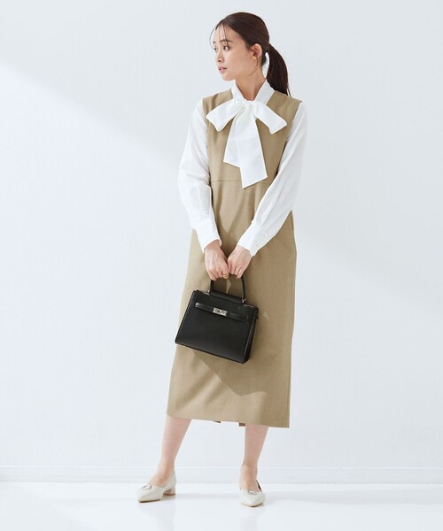 green label relaxingレースブラウスxジャンパースカートセット green label relaxing（グリーンレーベルリラクシング） ジャンパー