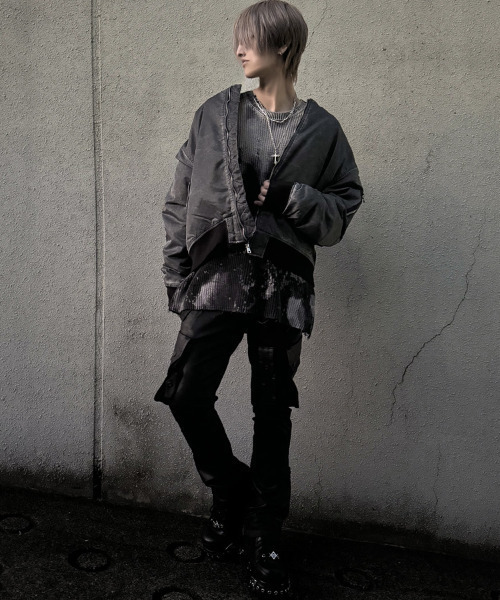 「CavariA」 ブルゾン L カーキ メンズ_画像6