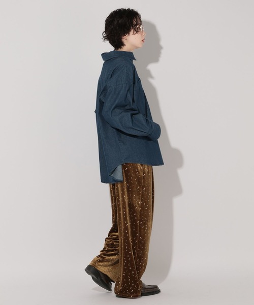 George's パンツ フラワーベロアパンツ レディース : ZOZOTOWN Yahoo